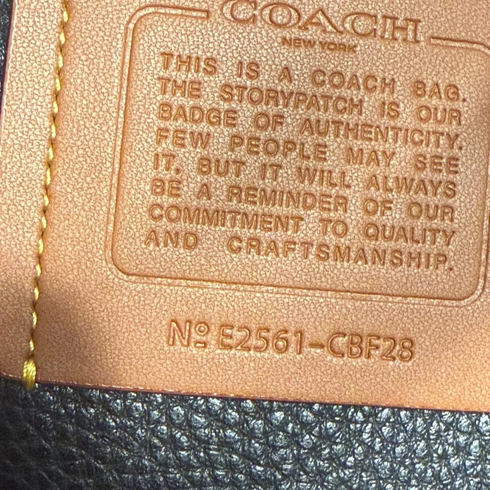 Coach Relay Brown Leather Tote Bag - Picture 6 of 8